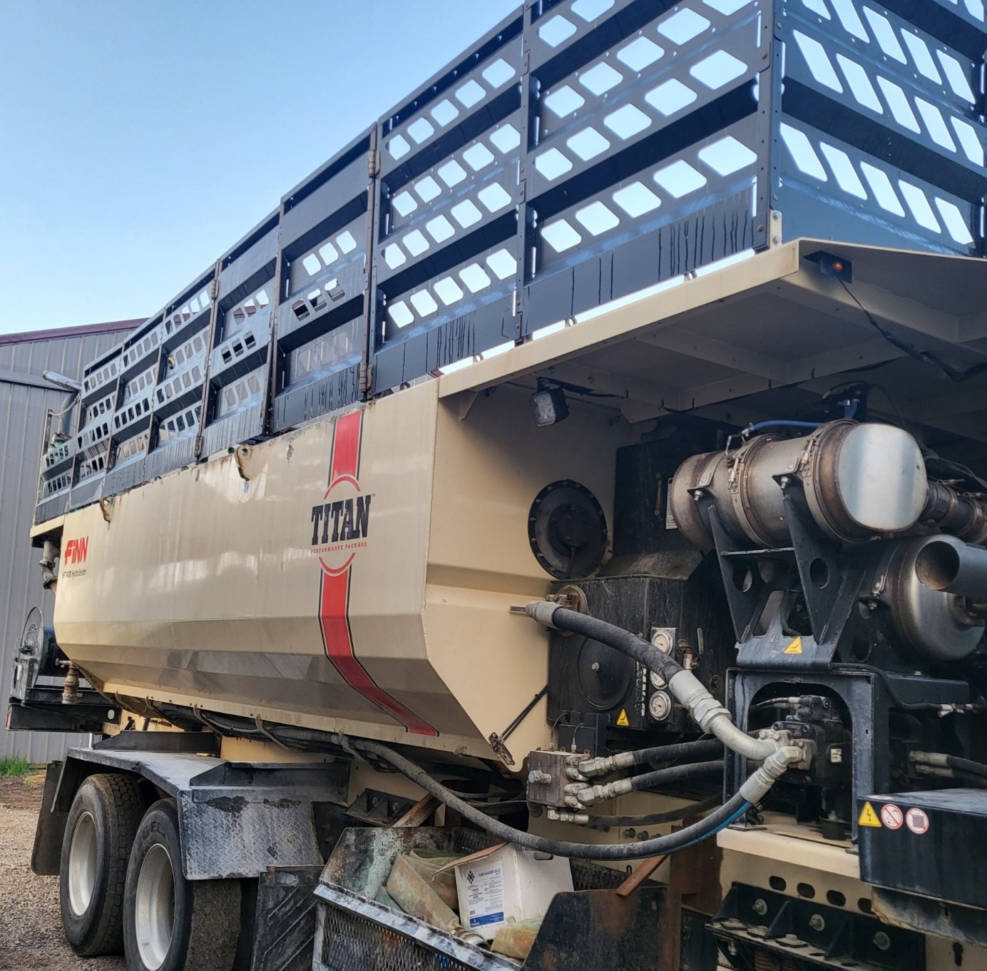 FINN HT400 Titan Fibramulch used Finn, used Bowie, used Turf maker