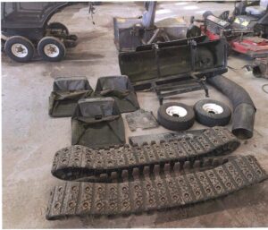 Groundmaster 7210 parts laid out