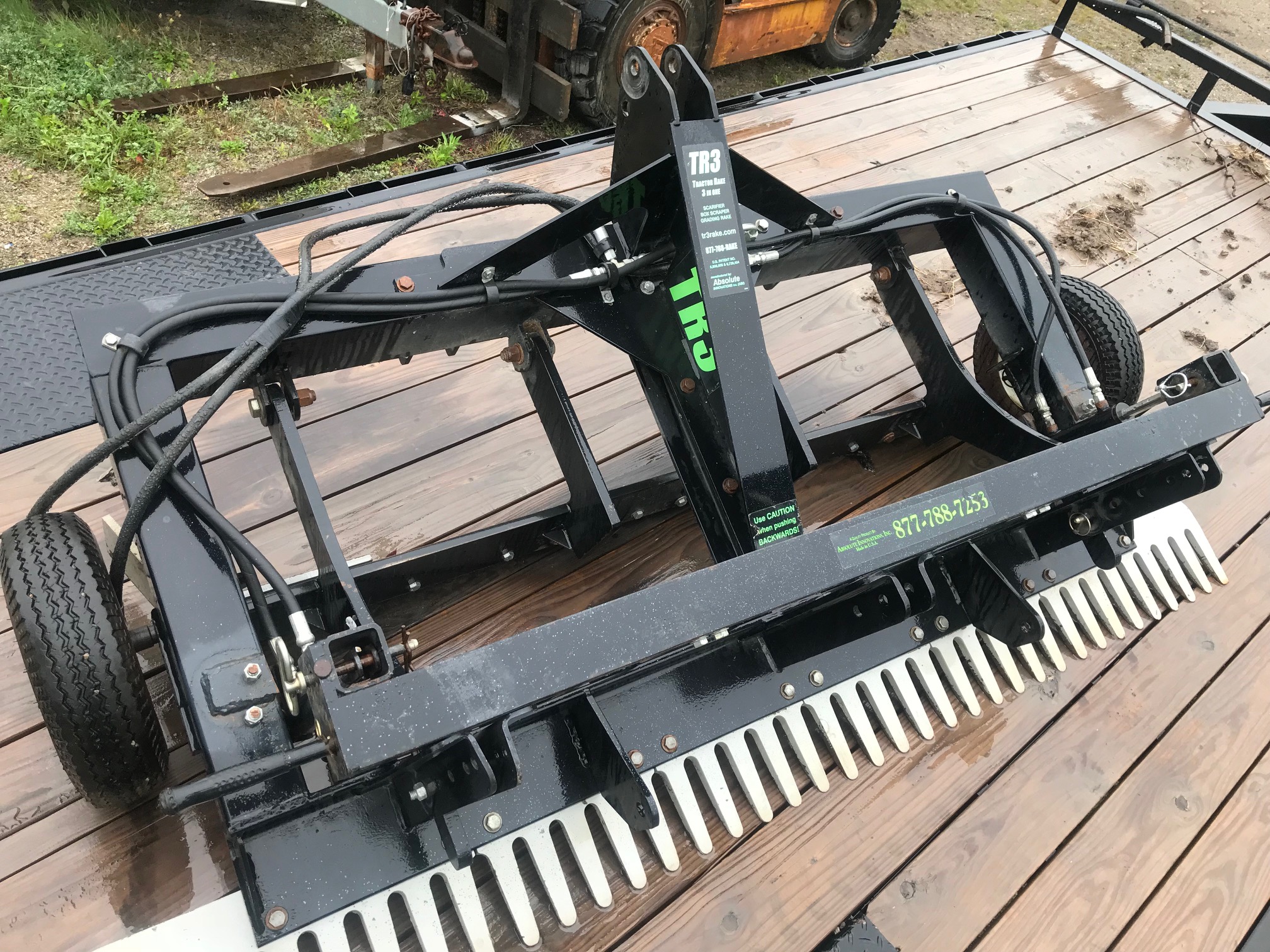 ABI TR3 Fibramulch used Finn, used Bowie, used Turf maker, used